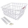 Noguchi Bicycle Basket [Rear Wire Basket] Silver, Large view 1
