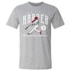 500 LEVEL Bryce Harper Shirt (Cotton, XX-Large, Heather Gray) - Bryce Harper Game WHT view 1