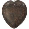 Bead, Jasper Gemstone 1.75" Heart Pendant Bead view 1