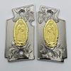 Virgin Mary P238 Grips Scroll Metal Nickel Gold Lady of Guadalupe view 1