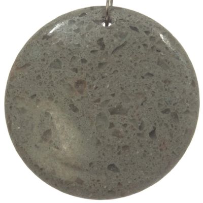 Bead, Jasper Gemstone 1.75" Round Pendant Bead