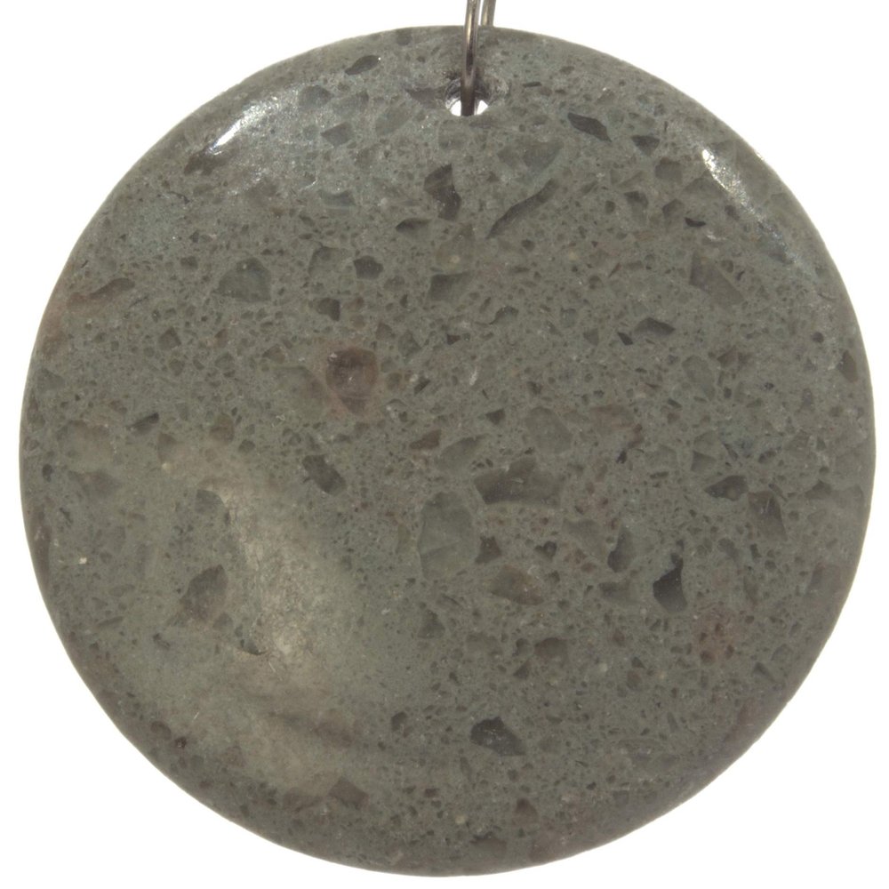 Bead, Jasper Gemstone 1.75" Round Pendant Bead