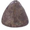 Bead, Jasper Genuine Gemstone 1.75" Triangle Pendant Bead view 1