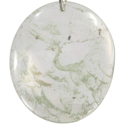 Bead, Jasper Gemstone 1.75" Round Pendant Bead