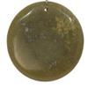 Bead, Jasper Gemstone 1.75" Round Pendant Bead view 1
