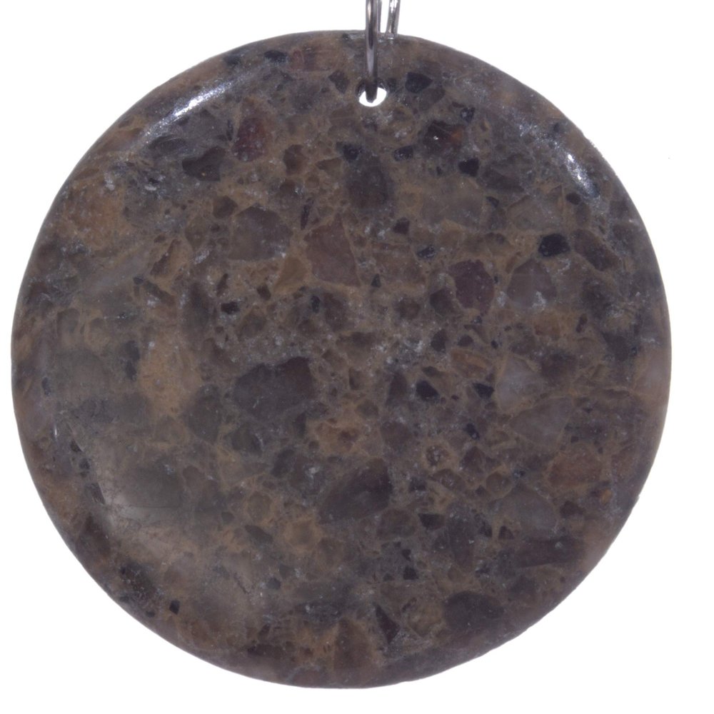 Bead, Jasper Gemstone 1.75" Round Pendant Bead