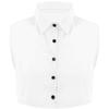 Agoky Mens Fashion Fake Collar Detachable Dickey Collar Solid Color Decorative Half Shirts White X-Large view 4