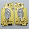 Virgin Mary P238 Grips Scroll Metal Gold Nickel Lady of Guadalupe view 1
