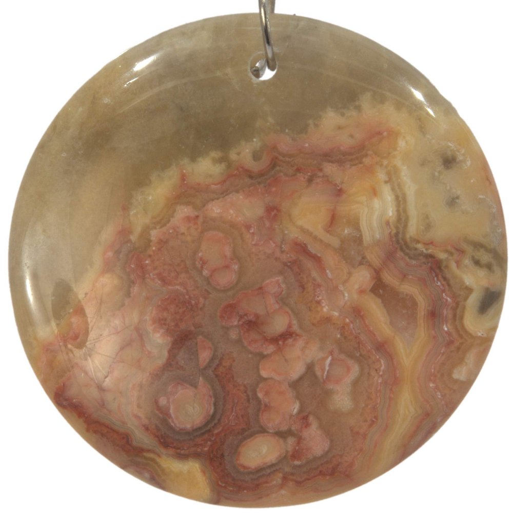 Bead, Jasper Gemstone 1.75" Round Pendant Bead