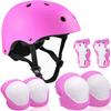 Adjustable Helmet for Ages 5-16 Kids Toddler Boys Girls Youth,Protective Gear with Elbow Knee Wrist Pads for Multi-Sports Skateboarding Bike Riding Scooter Inline skatings Longboard Roller Skate view 1