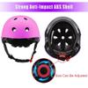 Adjustable Helmet for Ages 5-16 Kids Toddler Boys Girls Youth,Protective Gear with Elbow Knee Wrist Pads for Multi-Sports Skateboarding Bike Riding Scooter Inline skatings Longboard Roller Skate view 2