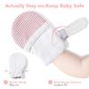 HAPIU Baby No Scratch Mittens,Newborn Baby Mittens,Pink Stripe,0-3 Months view 4