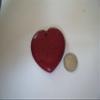 Bead, Big Bold Jasper Gemstone 1.75" Heart Pendant x1pc view 2