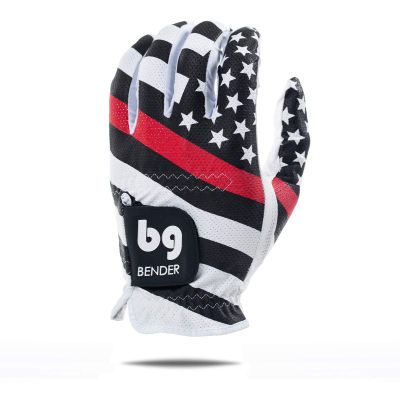 Bender Gloves - Men's Golf Glove, Durable Mesh Material, Unique Golf Gloves Men Right Handed Golfer (Wear On Left)