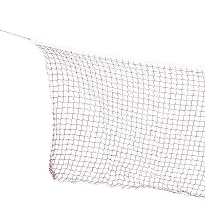 Badminton Net 6.5 x0.5 m Entertainment Training Badminton Mesh Net for Indoor Outdoor Training Use.(red)