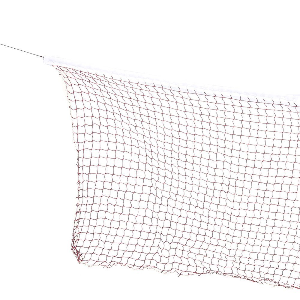 Badminton Net 6.5 x0.5 m Entertainment Training Badminton Mesh Net for Indoor Outdoor Training Use.(red)