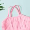Infant Baby Girl Bikini Swimsuit Toddler Bathing Suit Tassels Watermelon Bowknot Swimwear Summer Outfits Set (Pink Swimsuit, 3-6 Months) view 3