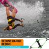 Obcursco Wakeboard Rope,70FT Water Ski Ropes with EVA Handle. Ideal for Water Skiing, Wakeboard, Kneeboard (70FT, Green & Yellow) view 3