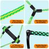 Obcursco Wakeboard Rope,70FT Water Ski Ropes with EVA Handle. Ideal for Water Skiing, Wakeboard, Kneeboard (70FT, Green & Yellow) view 4