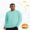 Fishing Shirts for Men Rash Guards Athletic Shirts UPF 50+ Sun Protection Long Sleeve Workout Shirts Quick Dry Running T-Shirt Lake Blue view 3