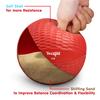 Yes4All Soft Weighted Toning Ball Knurl 6lb - Red view 3
