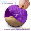 Yes4All Soft Weighted Toning Ball Knurl 8lb - Purple view 3