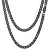 PROSTEEL Black Cuban Chain Statement Necklace Men Jewelry Custom Rock Chain Curb Link Chain view 1