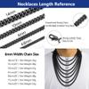 PROSTEEL Black Cuban Chain Statement Necklace Men Jewelry Custom Rock Chain Curb Link Chain view 4