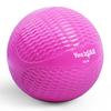 Yes4All Soft Weighted Toning Ball Knurl 5lb Pink view 1