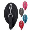 Derby Originals Pair of 10' Flat Soft Grip Cotton Lead Ropes with Removable Snap for Horses and Livestock view 2