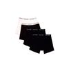 Calvin Klein Kids Boys' Modern Cotton Boxer Brief Underwear 4-Pack, Black White Basics, X-Small view 1
