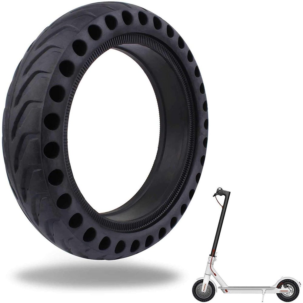 MMG Solid Tire 8.5 x 2 Inches Replacement for Electric Commuter Scooter Xiaomi M365 Mi Sturdy honeycomb airless puncture-proof design Never Runs Flat