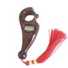 Digital Finger Tasbeeh Misbaha Counter for Prayer Islamic Tasbih Muslim (Dark Brown Wood) view 3