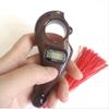 Digital Finger Tasbeeh Misbaha Counter for Prayer Islamic Tasbih Muslim (Dark Brown Wood) view 4