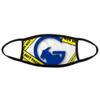 OFFbb-USA Goats Watch Grassland Art Deco Gift Fashion Unisex Face Dust Proof Cotton Mask Warning view 1