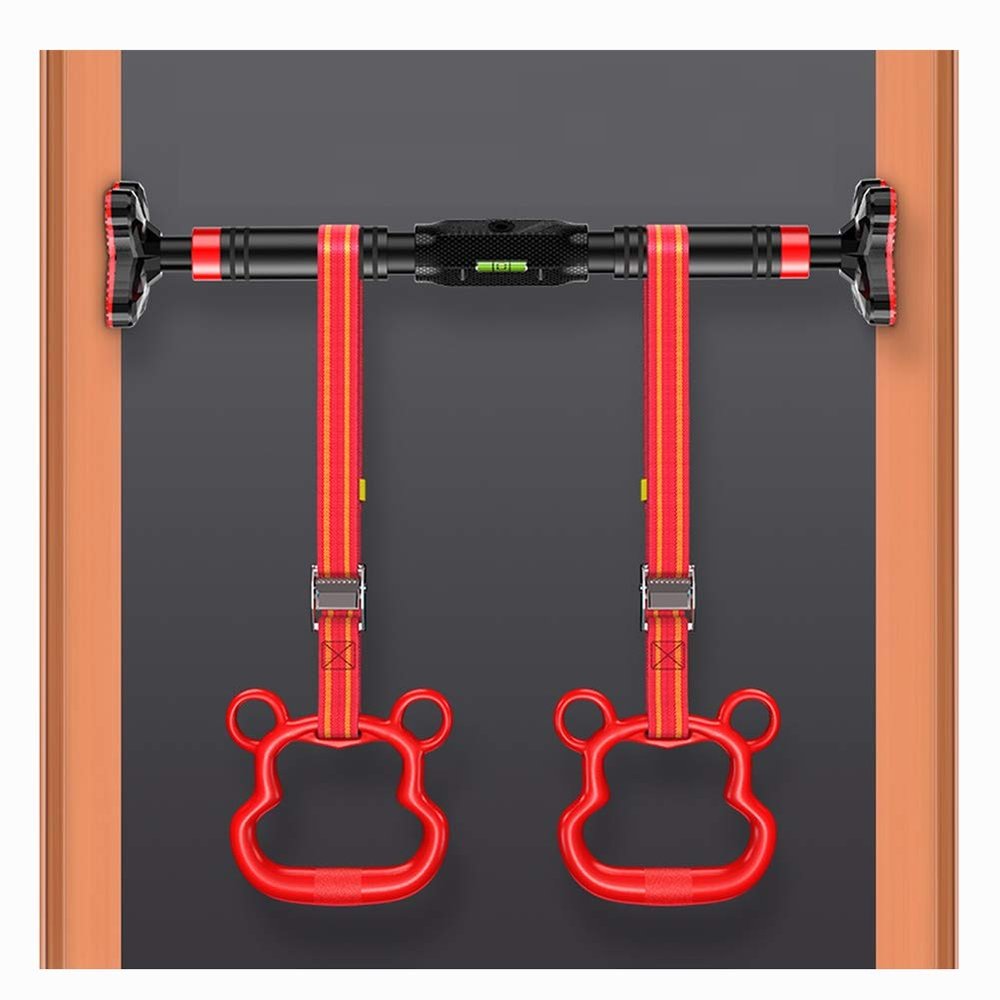 Pull-up Bars AGYH Horizontal Bar Lifting Ring Combination, Indoor Door Frame Fitness Free Punching 65-95cm, 90-120cm, 110-140cm (Size : 90-120cm)