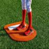 Portolite - Short Spiked Baseball Pitching Mat - One-Piece - Baseball Mats (Clay) view 3