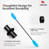 Abahub Kayak Paddle x 1, 90.5 Inches Kayaking Oars for Boating, Canoeing with Extra Paddle Leash, Aluminum Alloy Shaft Blue Plastic Blades view 4