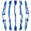 AMEYXGS 66" 68" 70" Archery Takedown Recurve Bow and Arrow Set Aluminum Bow Riser Hunting Shooting Target Practice Competition Longbow Right Hand Bow 12-40 Lbs (36 Lbs, 68" Blue Set) view 4