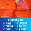 Better Boat Repair Tape for Fabric and Vinyl 30ft x 3in, Clear Waterproof Patch Tape for RV Awning Canvas Tent Tarp Sail Canopy Boat Cover, Heavy Duty view 2