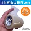 Better Boat Repair Tape for Fabric and Vinyl 30ft x 3in, Clear Waterproof Patch Tape for RV Awning Canvas Tent Tarp Sail Canopy Boat Cover, Heavy Duty view 4