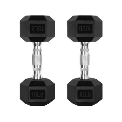 RitFit 5-780LBS Rubber Coated Hex Dumbbell Weight Set with Rack and Adjustable Weight Bench for Home Gym, Strength Training, Workouts