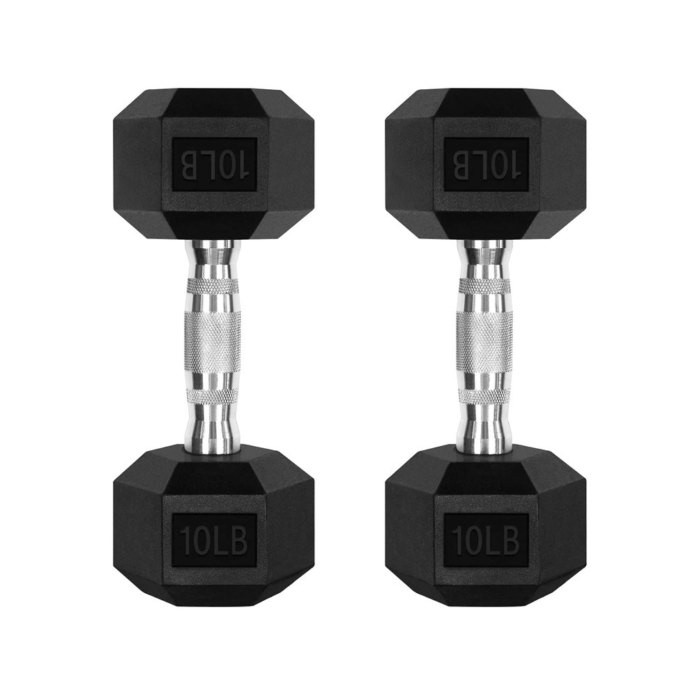 RitFit 5-780LBS Rubber Coated Hex Dumbbell Weight Set with Rack and Adjustable Weight Bench for Home Gym, Strength Training, Workouts