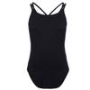 Hularka Kids Girls One Piece Backless Ballet Dance Leotard Spaghetti Strap Gymnastics Yoga Sports Bodysuits Dancewear Black 12-14 view 2