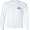 Koloa Surf Mens Diamond Thruster Logo Long Sleeve T-Shirt-Tall-3XLT-White/b view 1