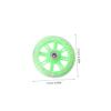 2pcs Bicycle Training Wheels Stronger Bicycle Professional Stabilizers Mounted Kit for Single Speed Bicycle for Bike Bicycle (Green) view 2