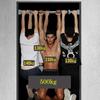 Pull-up Bars AGYH Horizontal Bar/Abdominal Muscle Band/Elastic Rope Combination, Portable No-Punch Adjustable 72-175cm Pull-up Rod (Size : 72-92cm) view 3