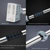 Pull-up Bars AGYH Horizontal Bar/Abdominal Muscle Band/Elastic Rope Combination, Portable No-Punch Adjustable 72-175cm Pull-up Rod (Size : 72-92cm) view 4