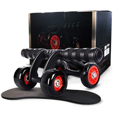 Ab Roller Wheel AGYH Automatic Rebound, Home Fitness Equipment for Beginners, Men and Women, 4-Wheel Silent Bearings