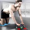 Ab Roller Wheel AGYH 4-Wheel Silent Bearing, Home Professional Fitness Equipment, Thick Steel Pipe Can Withstand 150kg Weight view 2